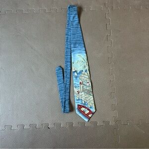 Tropicals by Tango 100% Silk Vintage Style Vacation Dock